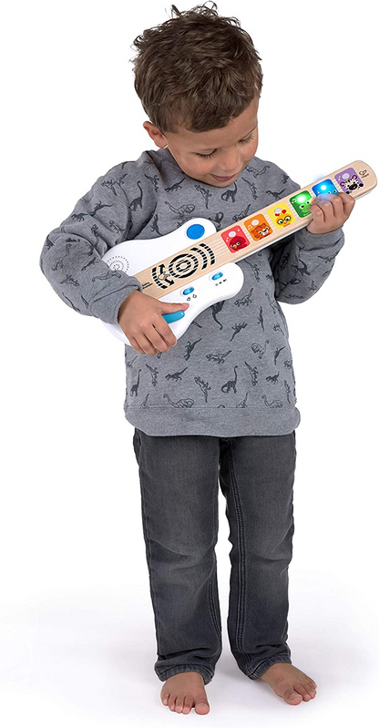 Baby Einstein Músicas de dedilhar Magic Touch Madeira Musical Guitarra , idade 6 meses +