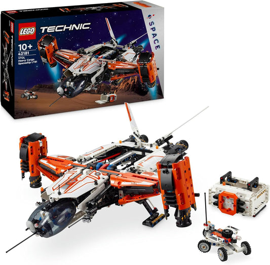 LEGO  Conjunto Technic VTOL Heavy Cargo Spaceship LT81, brinquedo de avião espacial para meninos, meninas e crianças de 10 anos ou mais, conjunto de construção de veículos para brincadeiras imaginativas, ideia de presente de aniversário 42181