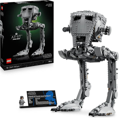 LEGO Star Wars 75417 AT-ST Walker - Kit de Modelo de Exibição UCS para Adultos com Minifigura e Placa Informativa - Presente Colecionável para Fãs