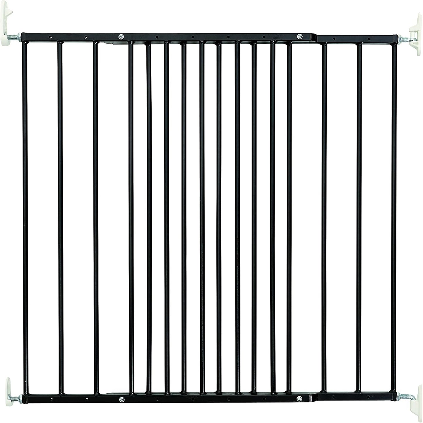 BabyDan Scandinavian Pet Design Puerta extensible para perros extra alta, 62,5-106,8 cm/24,6-42 pulgadas de ancho, 103 cm/40,5 pulgadas de altura, puerta extensible para perros