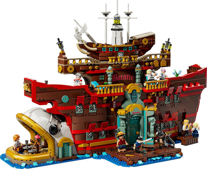 LEGO ONE PIECE O Restaurante Flutuante Baratie - Conjunto de Construção para Adultos - Modelo de Exibição com Interior Detalhado e 10 Minifiguras, incluindo Luffy, Nami e Sanji - Presente de Anime para Fãs - 75640