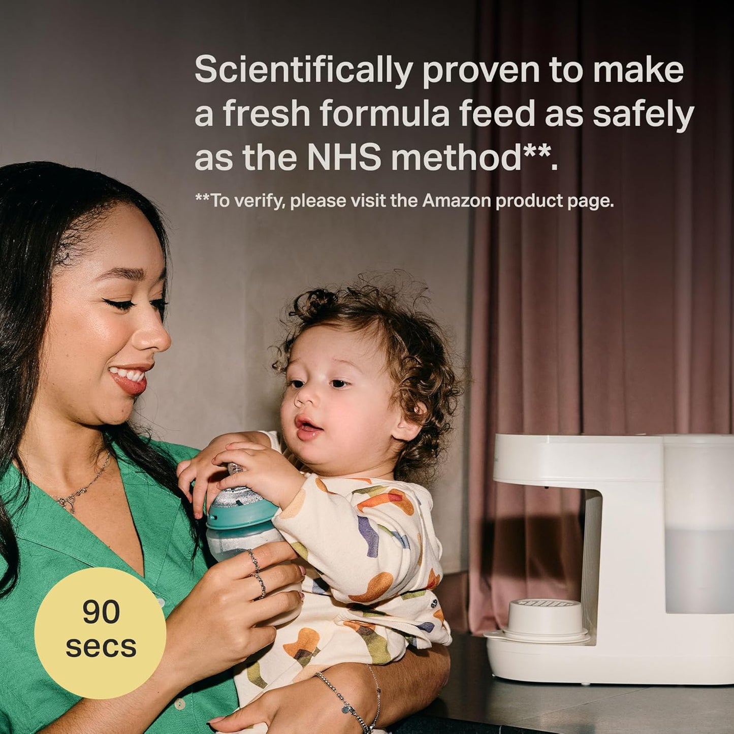 Tommee Tippee Perfect Prep Machine, Preparador de Fórmulas para Bebês com Filtro de Água Antibacteriano, Compatível com Aplicativo, Ideal para Alimentação Diurna e Noturna, Cor Cinza Ardósia