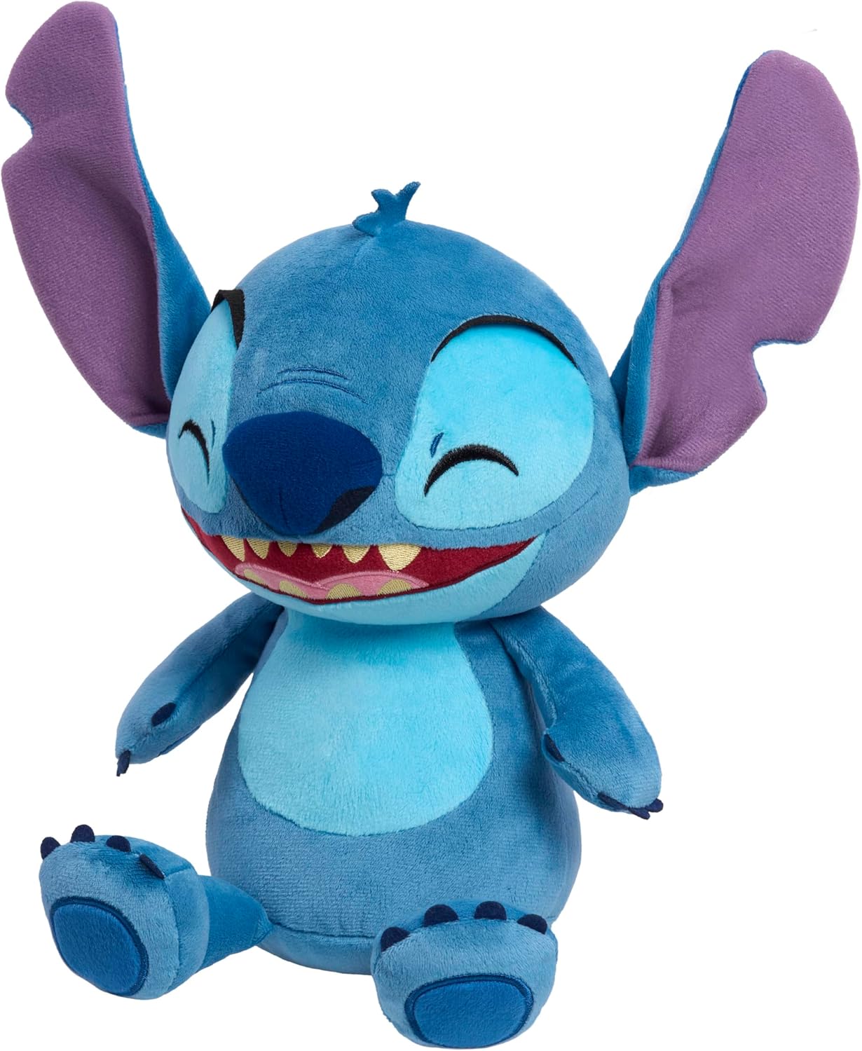 Just Play Disney Brinquedo de Pelúcia Stitch Crack Me Up da, 28 cm, Animal de Pelúcia, Alienígena, Brinquedo Infantil para Crianças a partir de 3 Anos