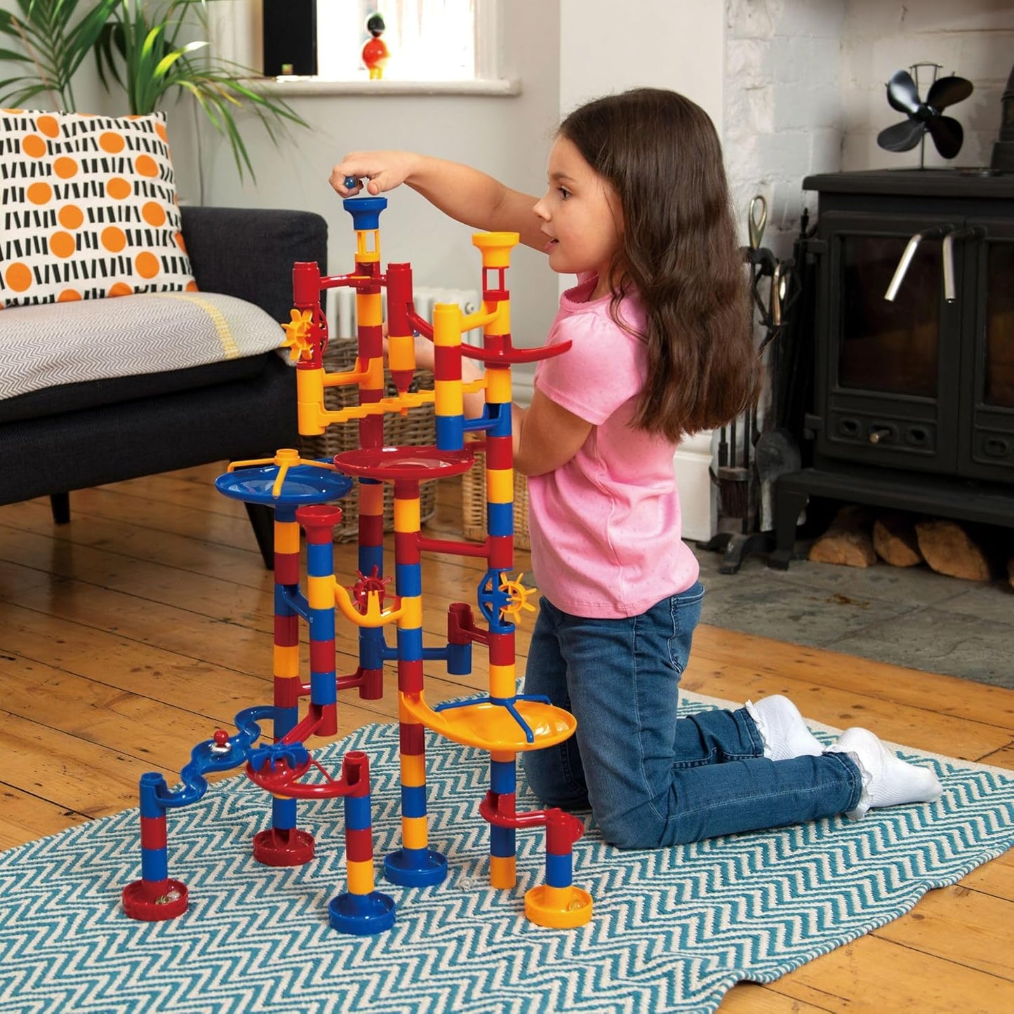 Galt Toys, Mega Marble Run, brinquedo de construção para crianças a partir de 4 anos