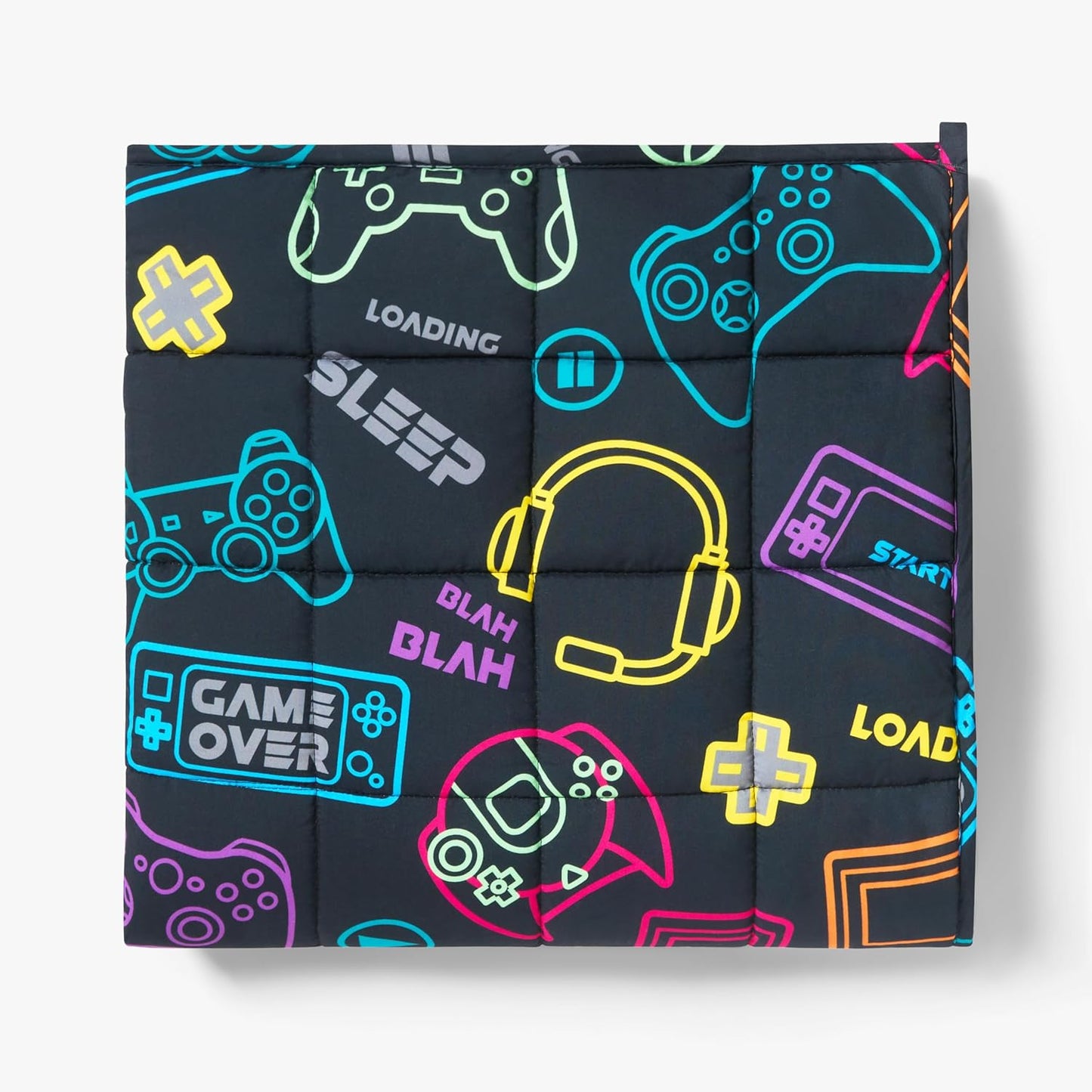 Cobertor pesado OHS para adultos 3 kg, cobertor pesado para jogos preto Teddy Fleece Reverse Calmante para alívio da ansiedade Terapia do sono Presentes para adultos, 100 x 150 cm (Aviso: adequado apenas para maiores de 3 anos)