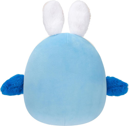 Squishmallows originais de 7,5 polegadas - Squishmallows de Páscoa - Bebe, o pássaro azul com orelhas de coelho