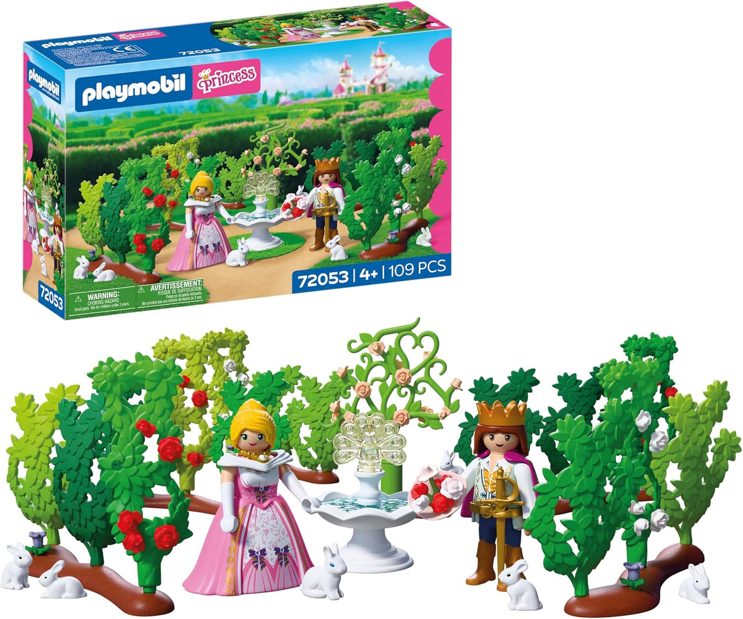 Playmobil | Princesa | Labirinto Real | Príncipe e Princesa com Labirinto Variável | Estimula a Criatividade | Brinquedo de Princesa para Maiores de 4 Anos | 72053