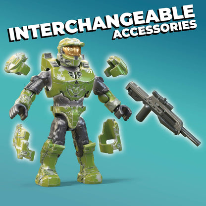Mega Veículo Pequeno Bloks Halo Ghost Hijacked