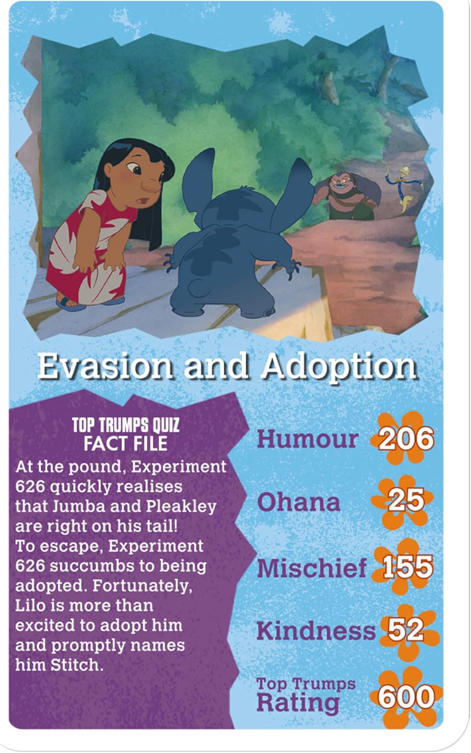 Top Trumps Specials Disney's Lilo e Stitch 30 Movie Moments Card Game,