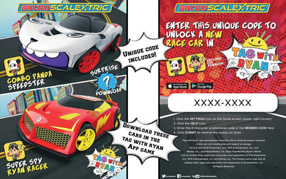Scalextric Micro Scalextric - Ryan's World Race com Ryan World Tour - Exclusivo da Amazon