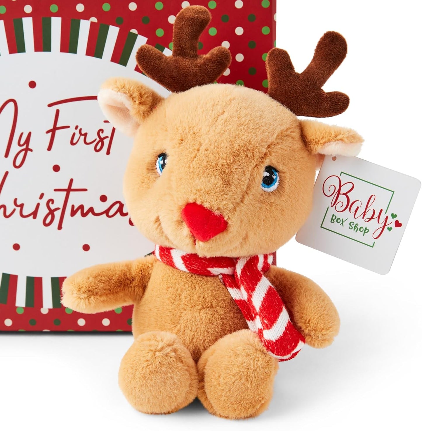 Primeiro Natal do bebê - 1º Natal Cesta de Bebê, Meu Primeiro Natal Menino e Menina - Primeiro Natal do Bebê Cesta de Natal do Bebê, Primeiro Natal do Bebê,