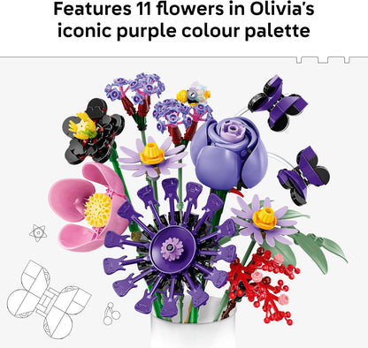 LEGO Botanicals – Buquê de Flores (Edição Olivia Rodrigo) – 11 flores artificiais, incluindo rosas e margaridas – Decoração para quarto infantil – Ideia de presente para meninas a partir de 9 anos e fãs – 11507