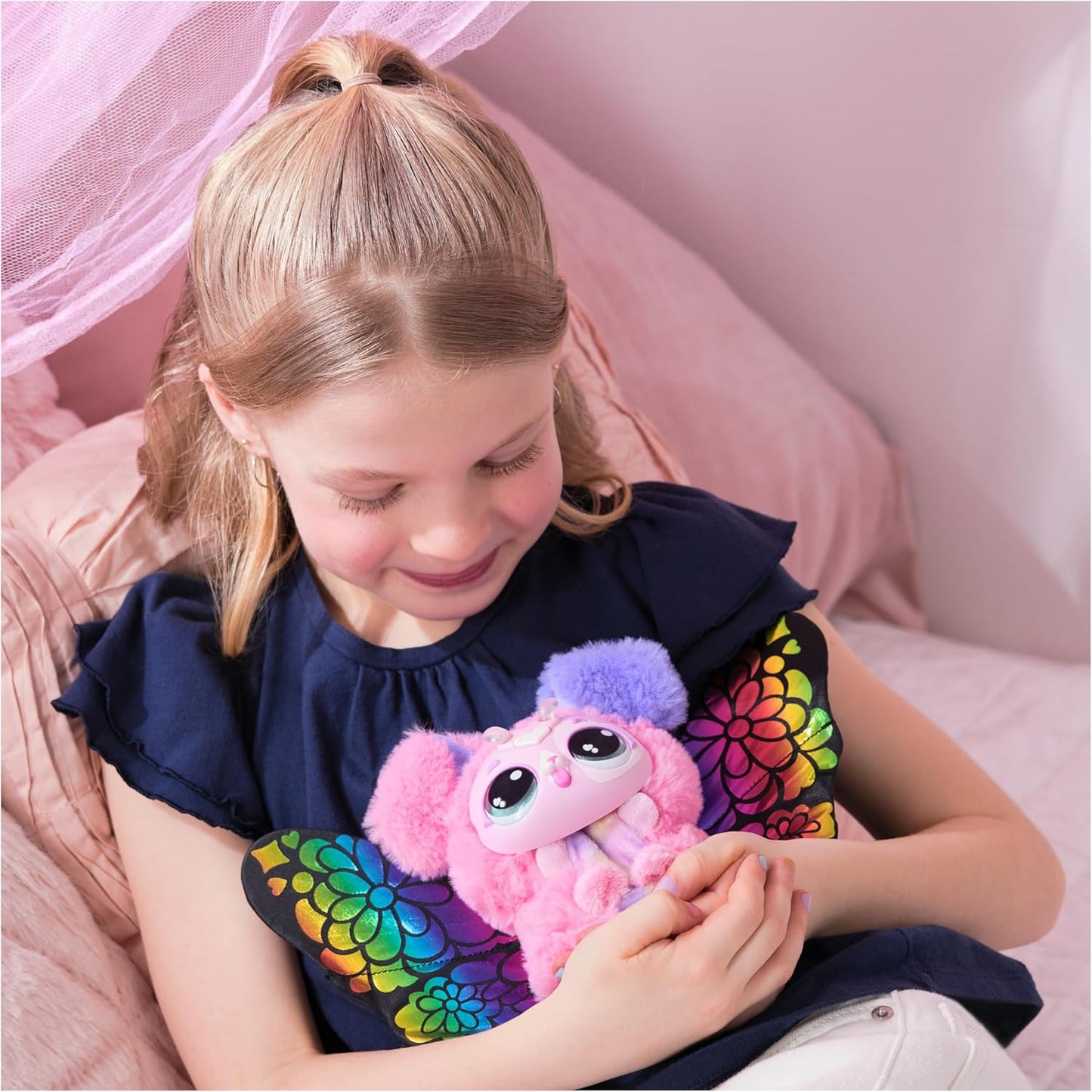 HATCHIMALS Bloomables, brinquedo interativo surpresa e flor com revelação e transformação repetíveis, mais de 100 sons e reações (os estilos variam), brinquedos infantis para meninas e meninos.