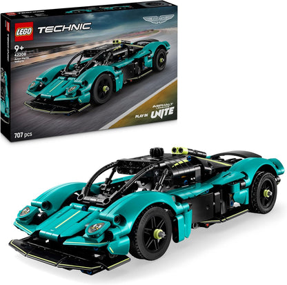 Kit de modelo de carro LEGO Technic Aston Martin Valkyrie para montar, brinquedo de veículo para crianças, presente criativo para meninos e meninas a partir de 9 anos 42208