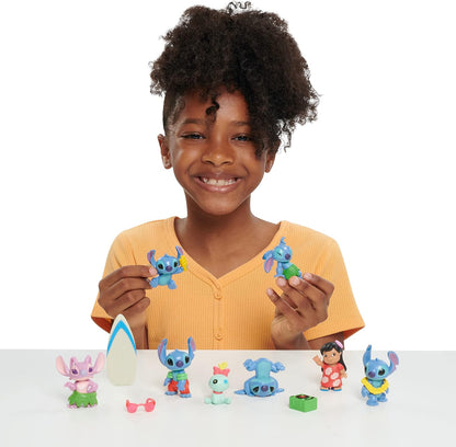 Conjunto de figuras de luxo do Stitch
