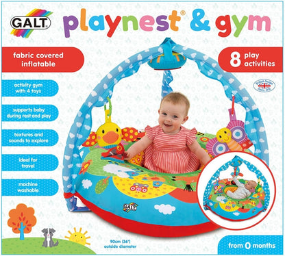 Galt Toys, Playnest e Gym - Fazenda, Cadeirinha Sit Me Up para Bebê, Idades 0 Meses ou Mais