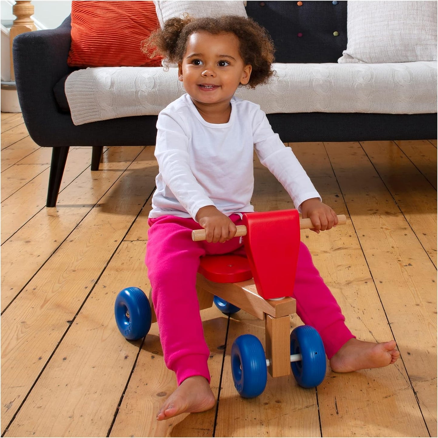 Galt Toys, Triciclo Pequeno, Triciclo de Madeira para Bebês, Idades 1 Ano ou Mais