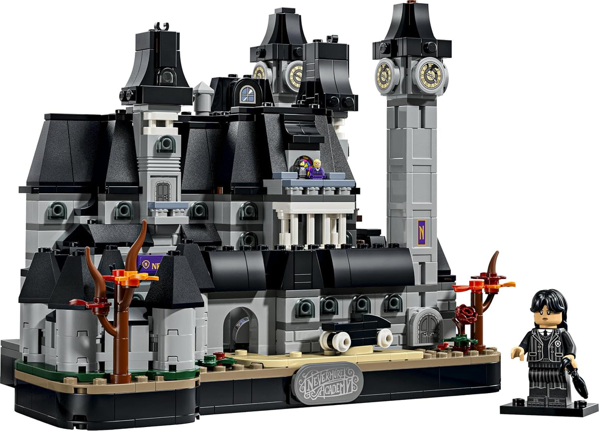 LEGO Wednesday – Academia Nevermore 76788 | Brinquedo para meninas e meninos a partir de 10 anos, kit de montar da escola, 3 figuras e acessórios, decoração para quarto infantil, presente...