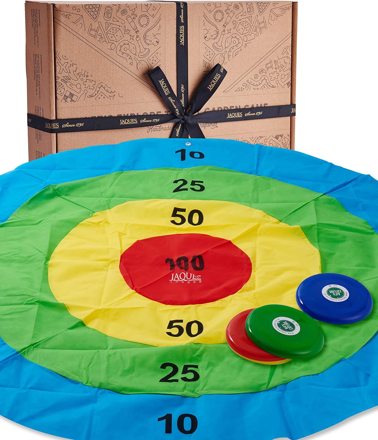 Jogo de jardim infantil Jaques of London Target | Jogo de disco para crianças ao ar livre | Jogos de festa ao ar livre para famílias | Jogos ao ar livre para crianças e adultos | Desde 1795