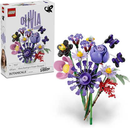 LEGO Botanicals – Buquê de Flores (Edição Olivia Rodrigo) – 11 flores artificiais, incluindo rosas e margaridas – Decoração para quarto infantil – Ideia de presente para meninas a partir de 9 anos e fãs – 11507