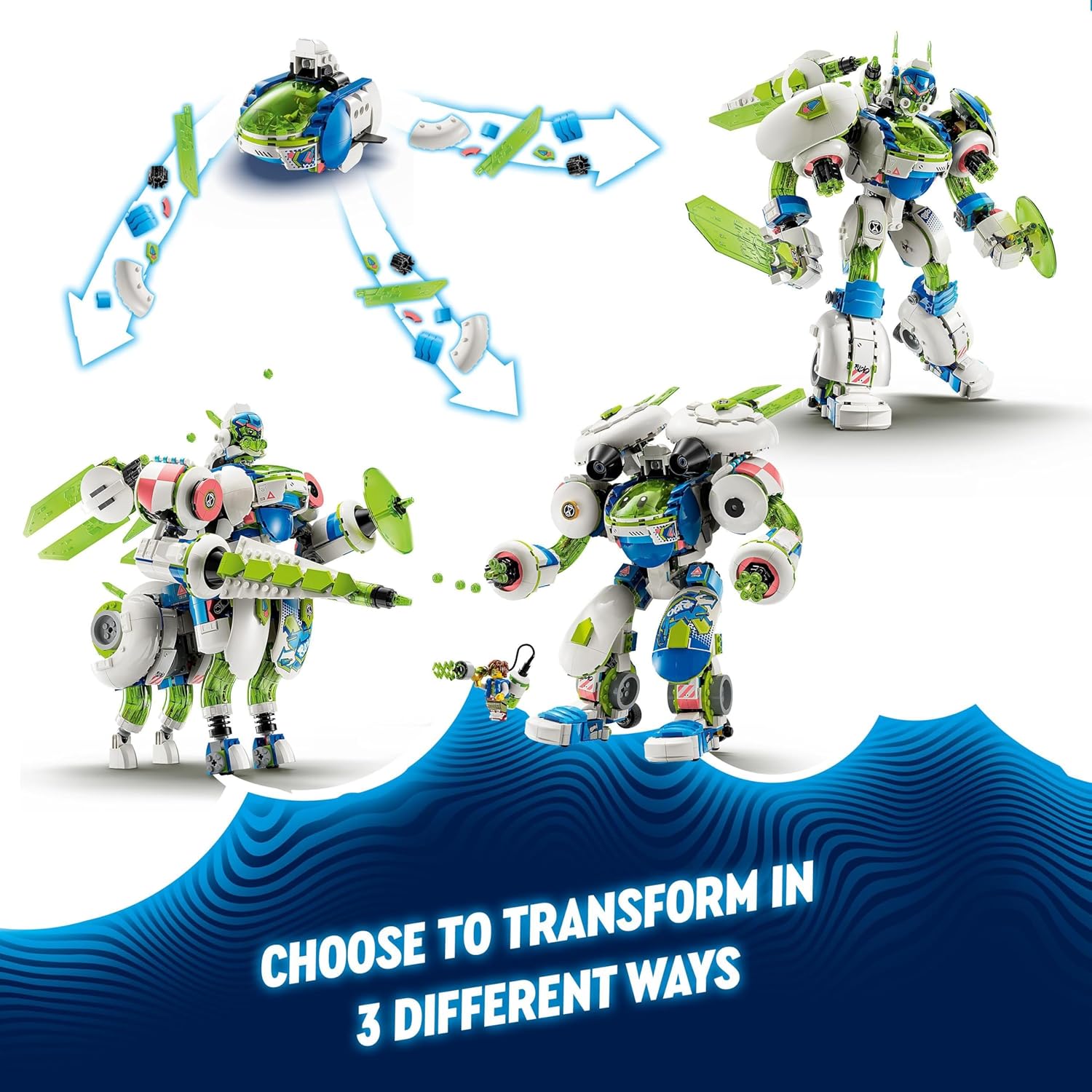 LEGO DREAMZzz Mateo e Z-Blob, o Cavaleiro Battle Mech Set, brinquedo d