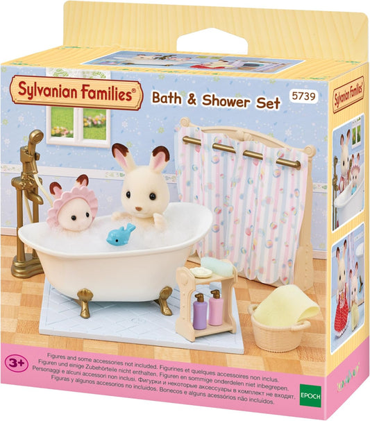 Sylvanian Families - Conjunto de Banho e Chuveiro 5739 - Conjuntos para Casa de Bonecas