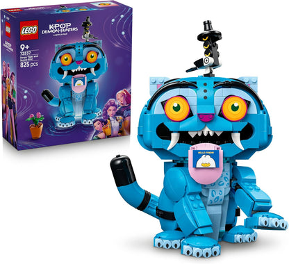 LEGO K-Pop Demon Hunters – Derpy Tiger e Sussie Bird – Brinquedo K-Pop com 2 figuras de animais e vaso de flores – Decoração para quarto infantil – Presente musical para meninas e meninos a partir de 9 anos e fãs de filmes – 72537