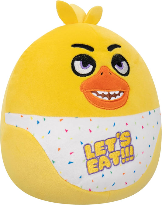 Squishmallows Original Five Nights at Freddy’s – Chica Clássica de 8 Polegadas – Pelúcia Oficial Ultrasoft da Jazwares