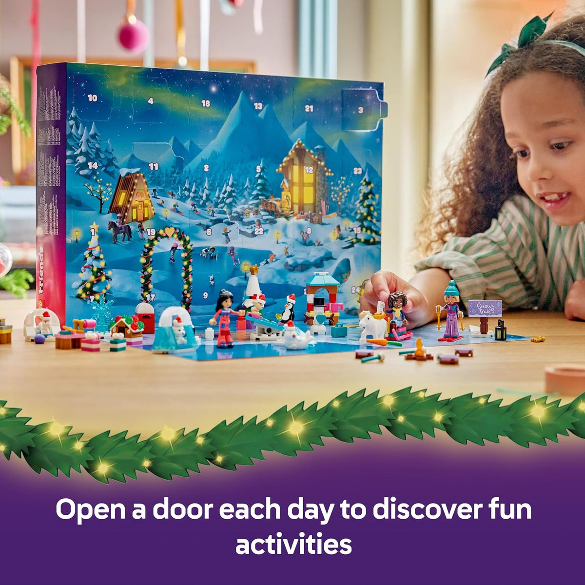LEGO Calendário do Advento Friends 2026-42698 | Brinquedos para meninas a partir de 6 anos, 24 surpresas, 3 minibonecas, 6 figuras de animais e acessórios, presente de Natal, 211 peças