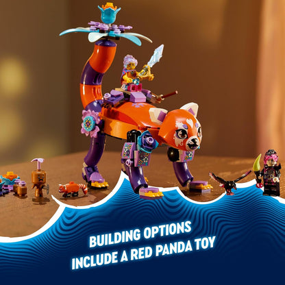 LEGO DREAMZzz Juego de animales de ensueño de Izzie, juguete de construcción de pájaro panda tortuga para niñas y niños a partir de 8 años, juego creativo con 2 minifiguras