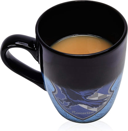 Caneca Chapéu Seletor de Harry Potter WOW! STUFF - Corvinal | O calor revela sua casa de Hogwarts WOW! STUFF escondida | Despeje sua bebida quente para ver sua casa | Caneca oficial licenciada