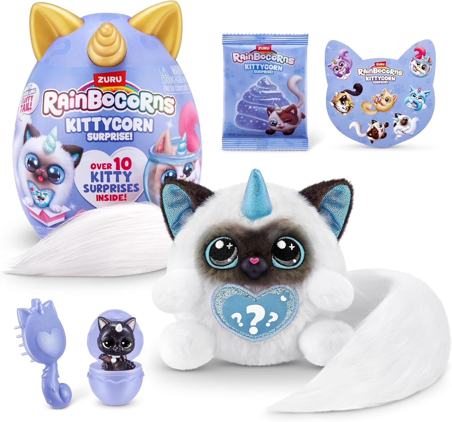 Rainbocorns Kittycorn Surprise Series 3 Ragdoll (Dolly) da ZURU, Brinq