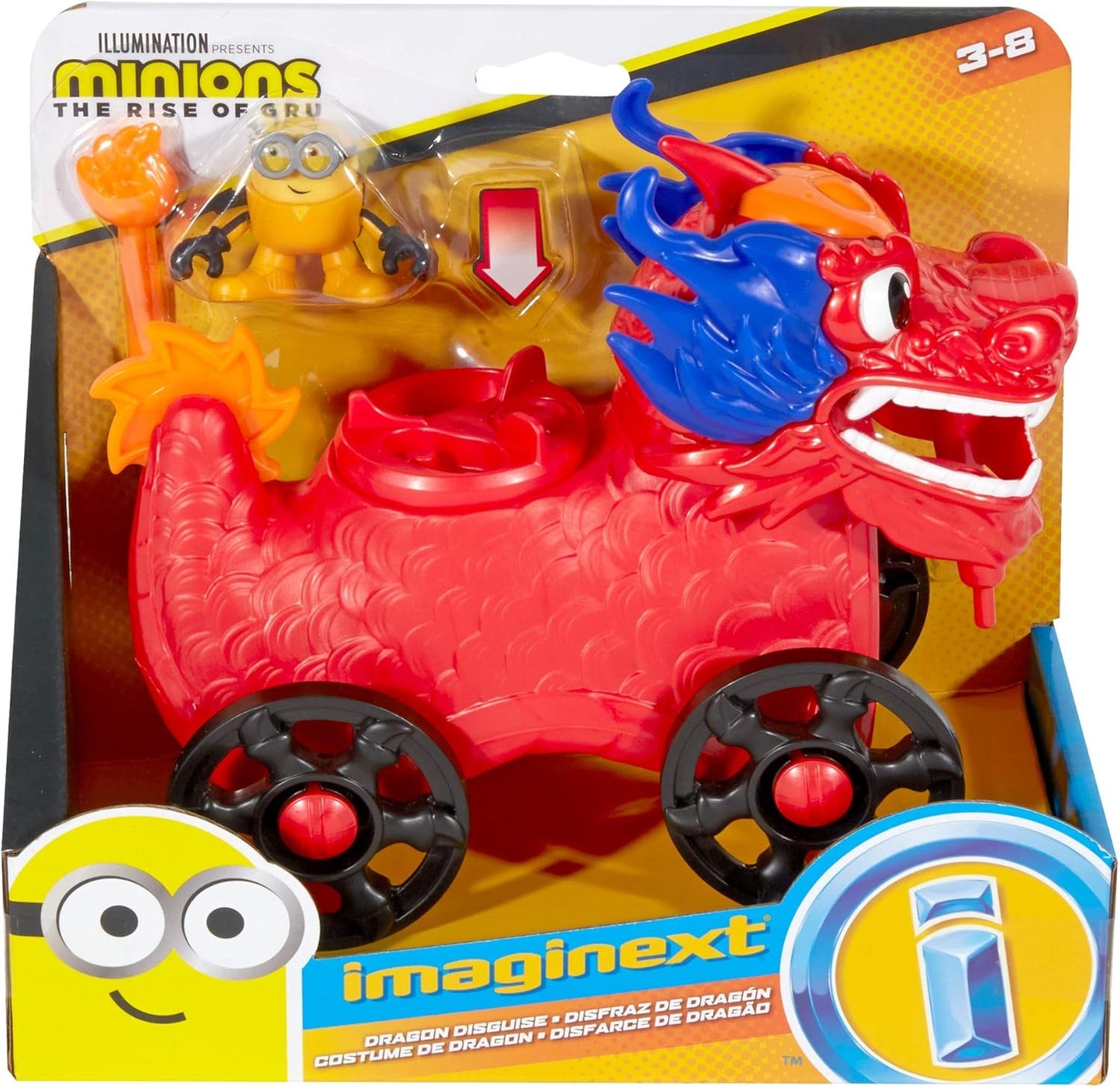 Fisher-Price MINIONS GMP37 Imaginext Fantasia de Dragão [Exclusivo da Amazon]