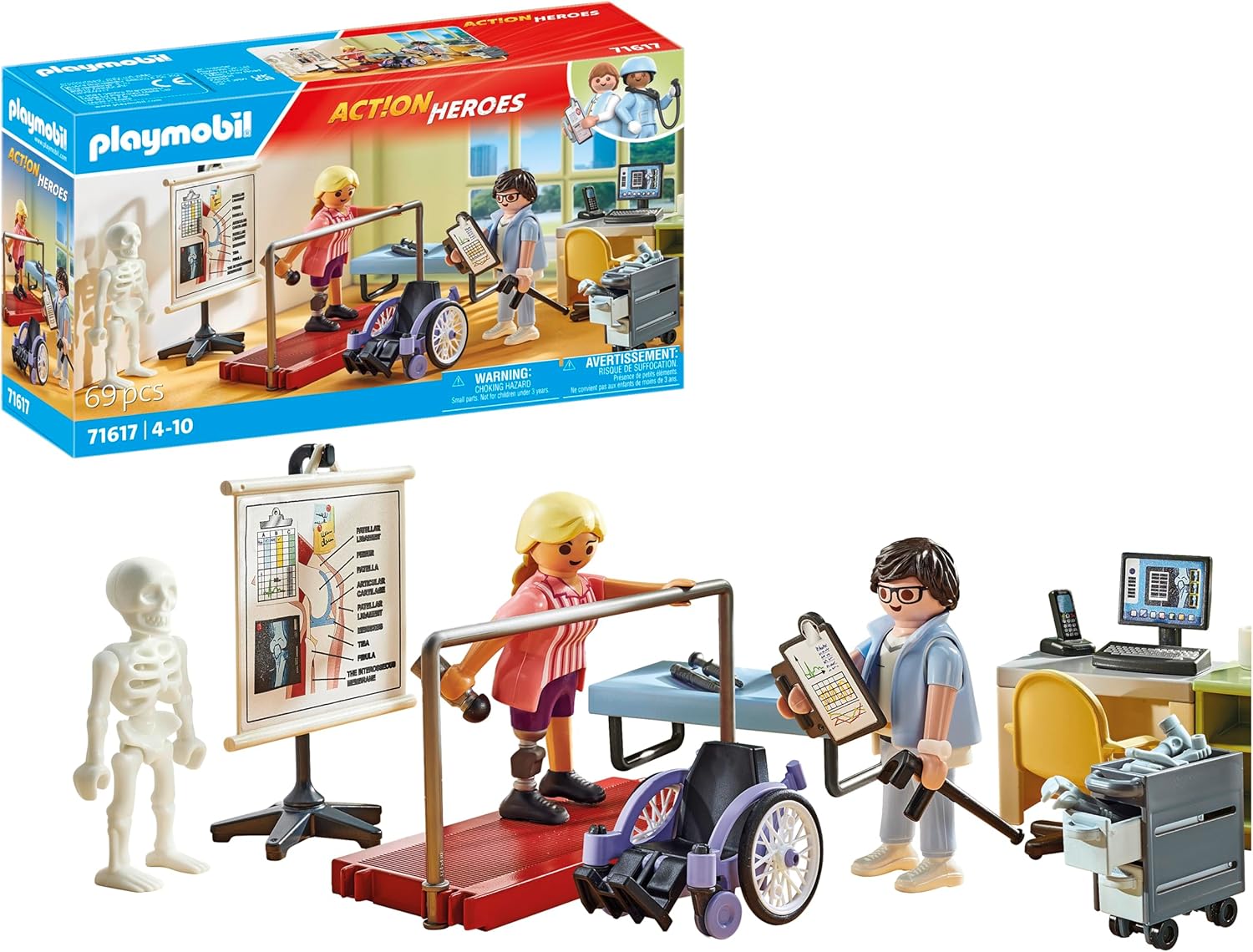 Playmobil 71617 Action Heroes: Ortopedia, tratamento atencioso de paci