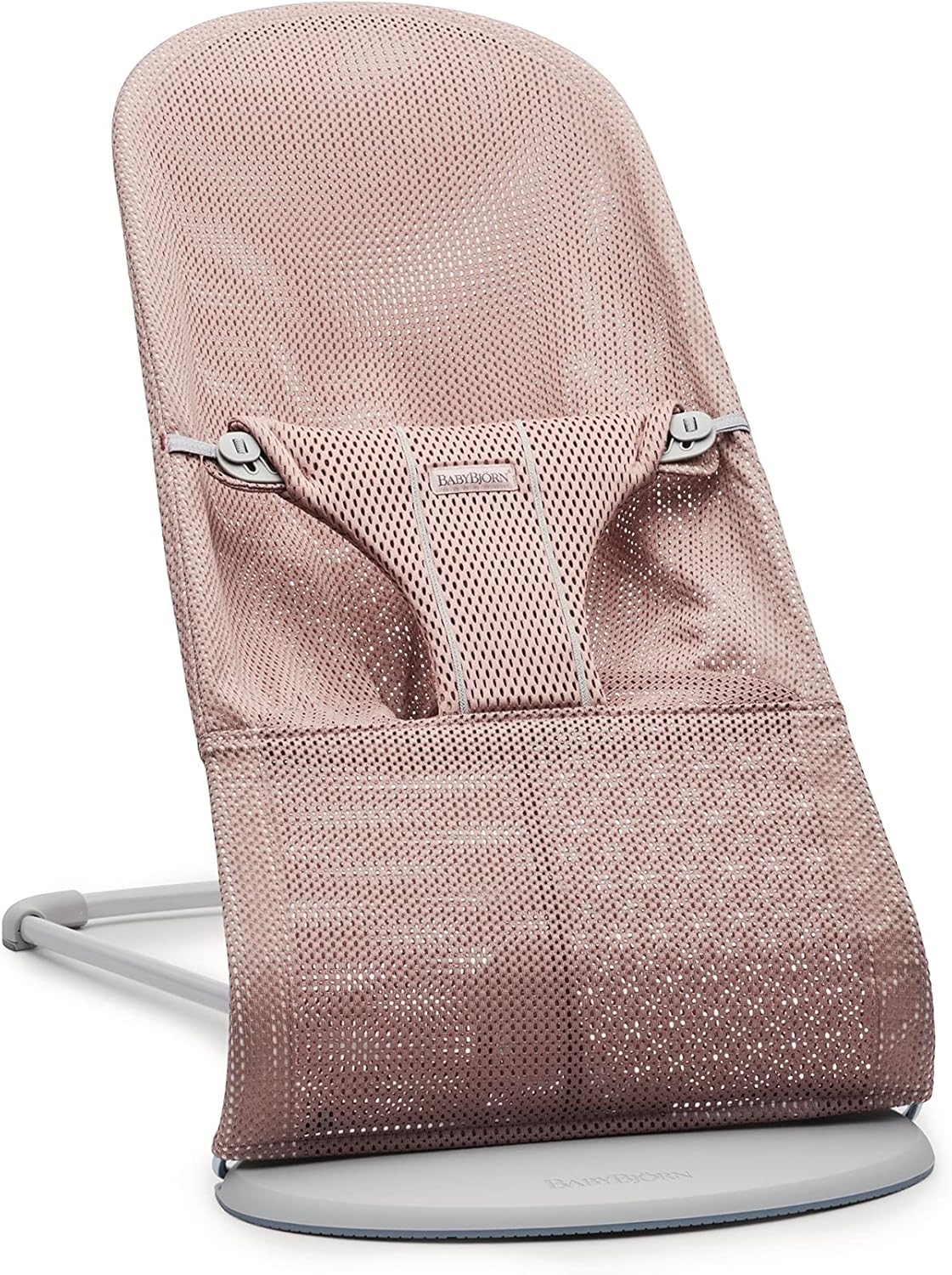 BabyBjörn Bouncer Bliss, malha, rosa empoeirado