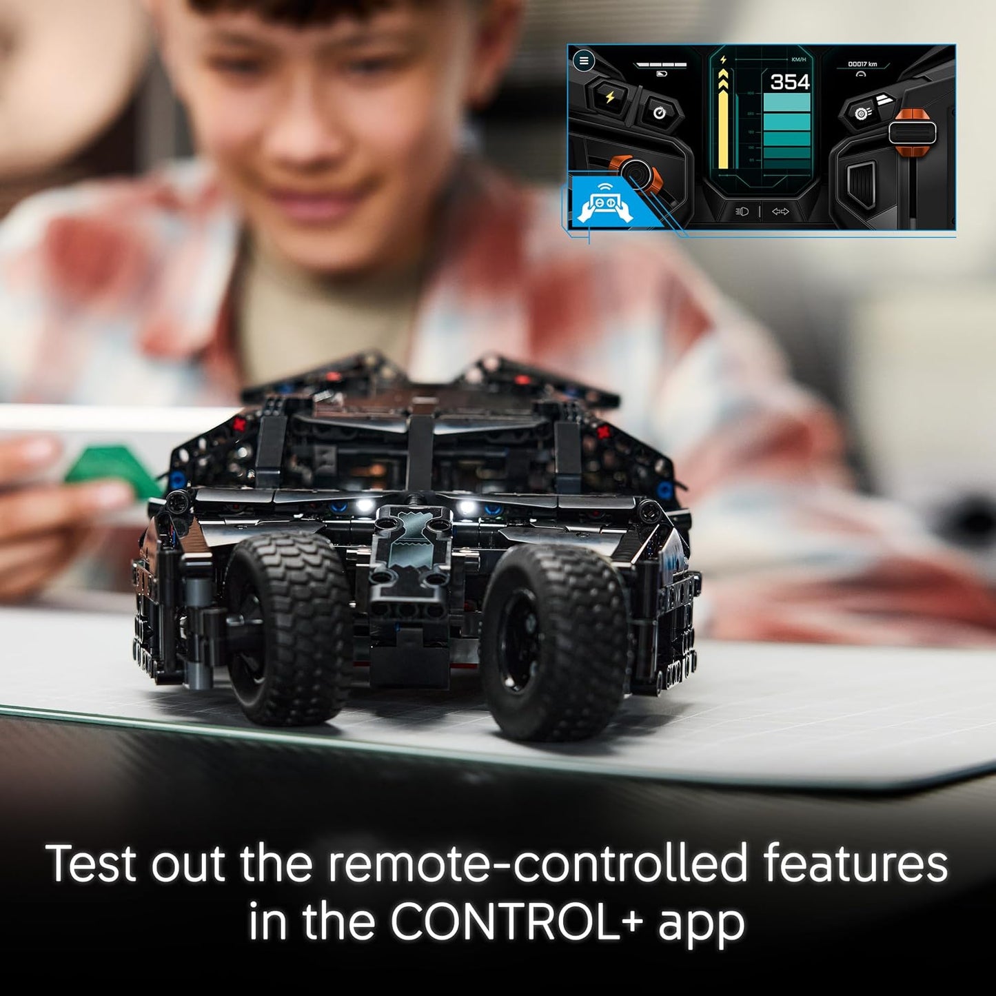 LEGO Technic Batmóvel Tumbler – Carrinho de Controle Remoto – Kit de Modelo do Batman com Direção e Luzes Funcionais – Presente de Aniversário para Meninos a Partir de 12 Anos e Fãs Adolescentes da DC – 42239
