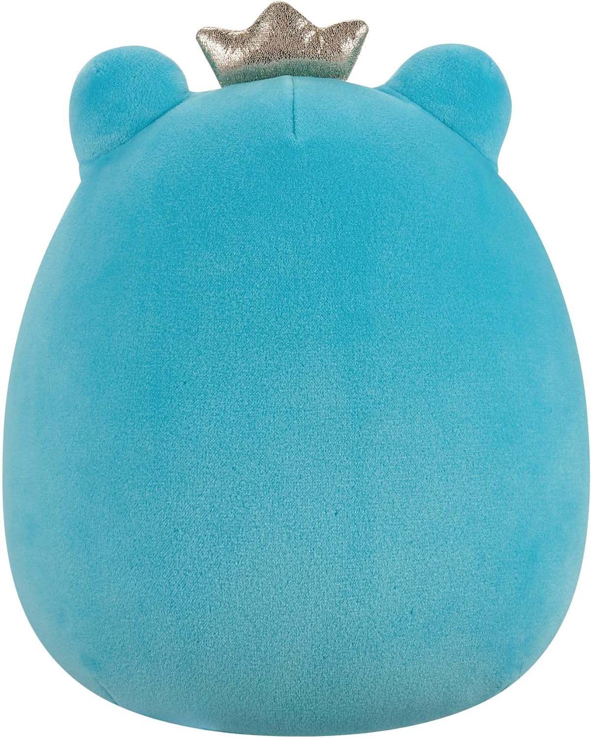 Squishmallows Original 7,5 polegadas Ludwig, o Sapo Verde-azulado com corações e coroa de pelúcia dos namorados