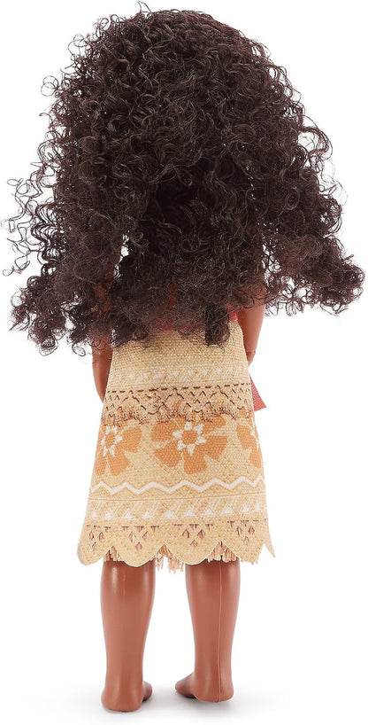 Disney Boneca Clássica Oficial da Moana para Crianças, 30 cm, Brinquedo Totalmente Articulado com Traje Icônico e Personagem Amigo Surpresa – Indicado para Maiores de 3 Anos