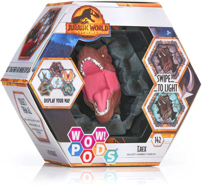 WOW Pods Tiranossauro T. Rex Light-Up Connect Jurassic World Dominion