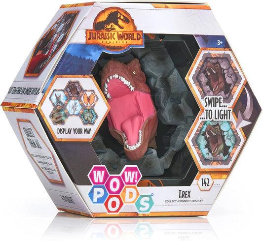 WOW Pods Tiranossauro T. Rex Light-Up Connect Jurassic World Dominion
