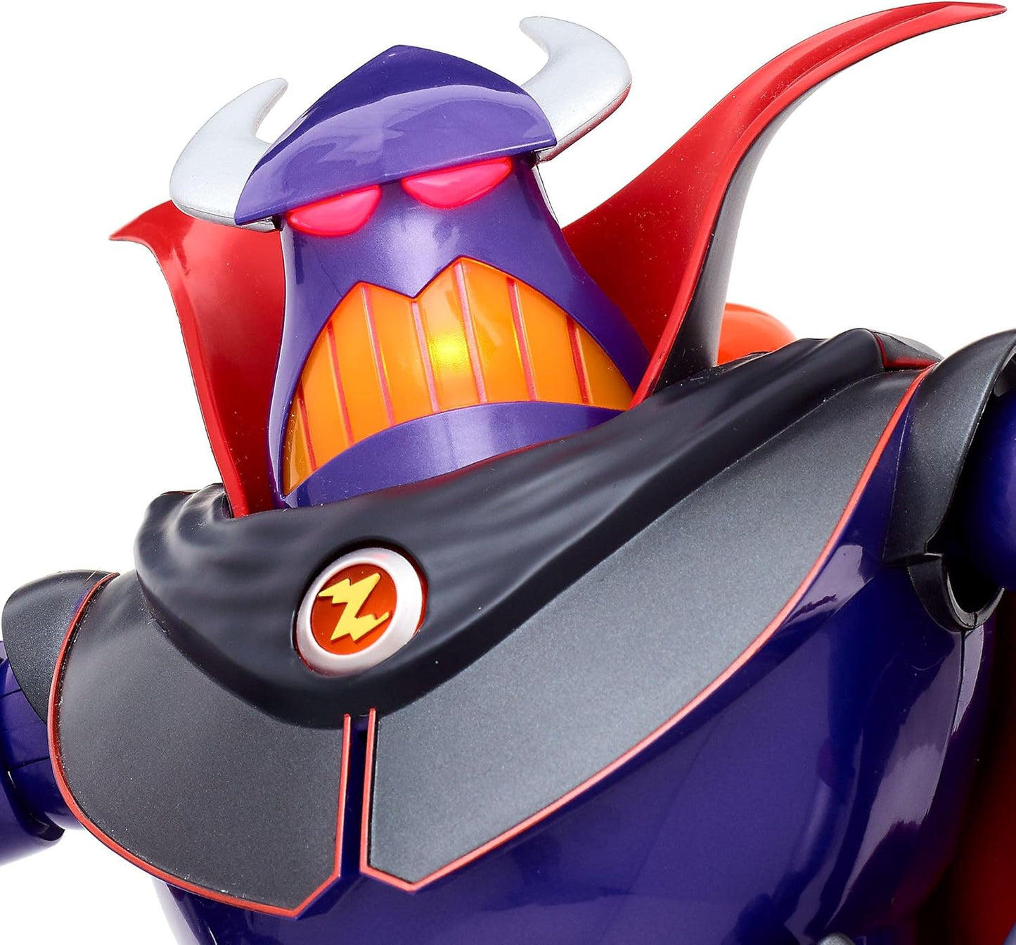 Disney Figura de ação interativa e falante do Imperador Zurg, oficial da Store, do filme Toy Story da Pixar, 38 cm/15 polegadas. Brinquedo do vilão com 9 frases em inglês, interage com outros personagens, para crianças a partir de 3 anos.