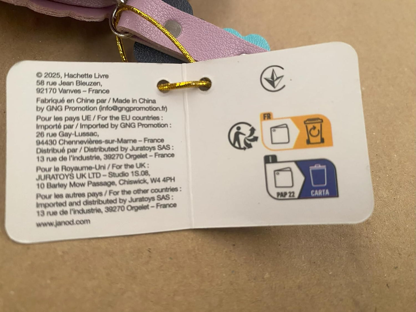 Janod - Bolsa Unicórnio - Bolsa para Meninas - Porta-moedas de Couro Sintético - Bolsa para Joias com Fecho de Zíper - Moda e Acessórios - 6 Anos ou Mais - J08937