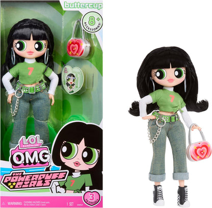 L.O.L. Surprise! OMG As Meninas Superpoderosas - Florzinha - Inclui 1 boneca fashion, vem com roupa e acessórios, colecione as 3, verde