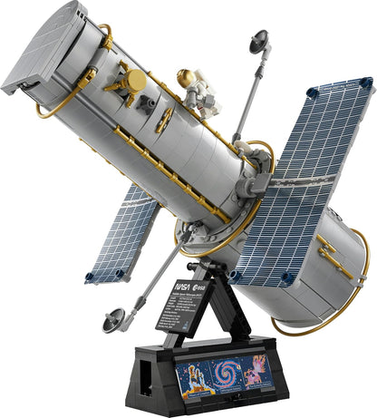 LEGO Icons Telescópio Espacial Hubble – Kit de Modelo 3D para Adultos – Conjunto STEM com Painéis Solares, Painel de Instrumentos e Minifigura de Astronauta – Ideia de Presente de Astronomia para Montar – 11382