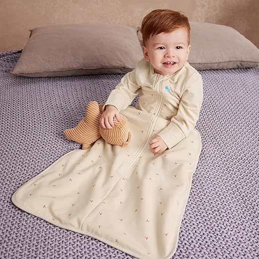 Love To Dream™ Saco de dormir | Manga comprida, cobertor vestível leve | Edredom embutido | 1,5 Tog | Ideal para uso durante todo o ano (18–22 °C) | Algodão fleece lavável à máquina e zíper duplo