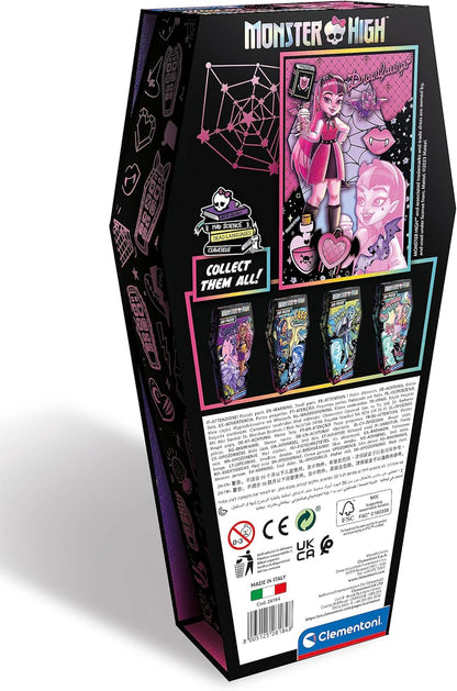 Clementoni 28184 Monster High Draculaura-150 Piezas, Rompecabezas Niños 7 Años, Puzzle de Dibujos Animados, Hecho en Italia, Rosa