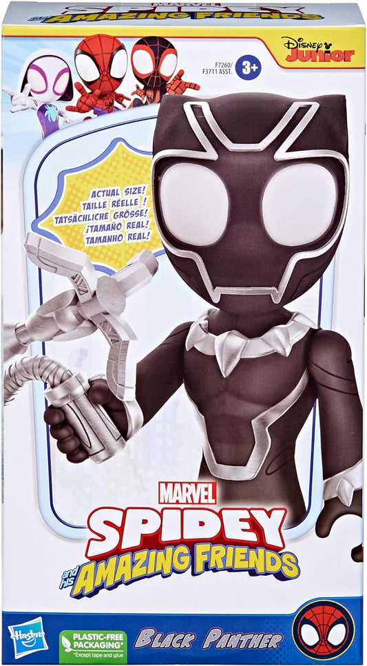 SPIDEY Y SUS AMIGOS INCREÍBLES Marvel Black Panther Figura de acción de gran tamaño Juguetes de superhéroes preescolares