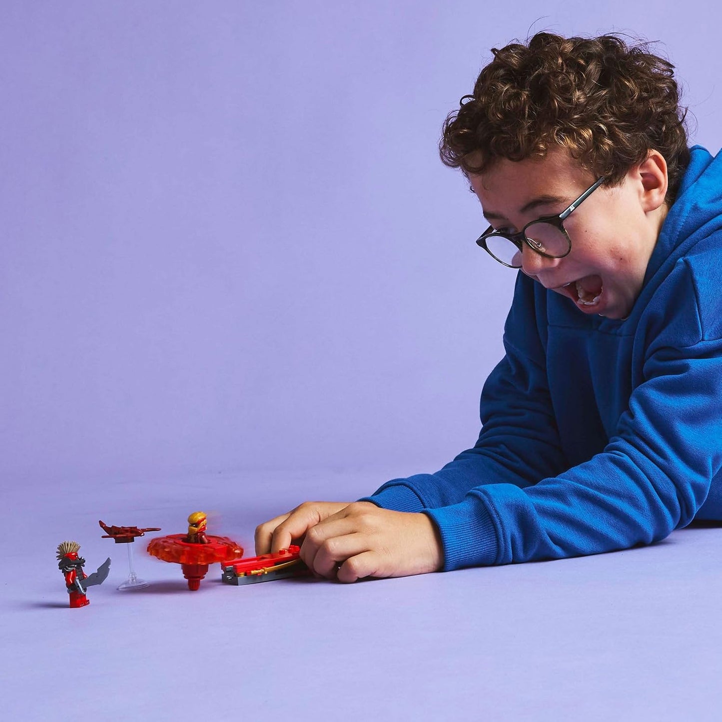 LEGO NINJAGO Kai’s Dragon Spinjitzu Spinner com 2 minifiguras e elementos voadores - Brinquedo de construção Ninja para meninos e meninas com mais de 6 anos - Pequeno presente