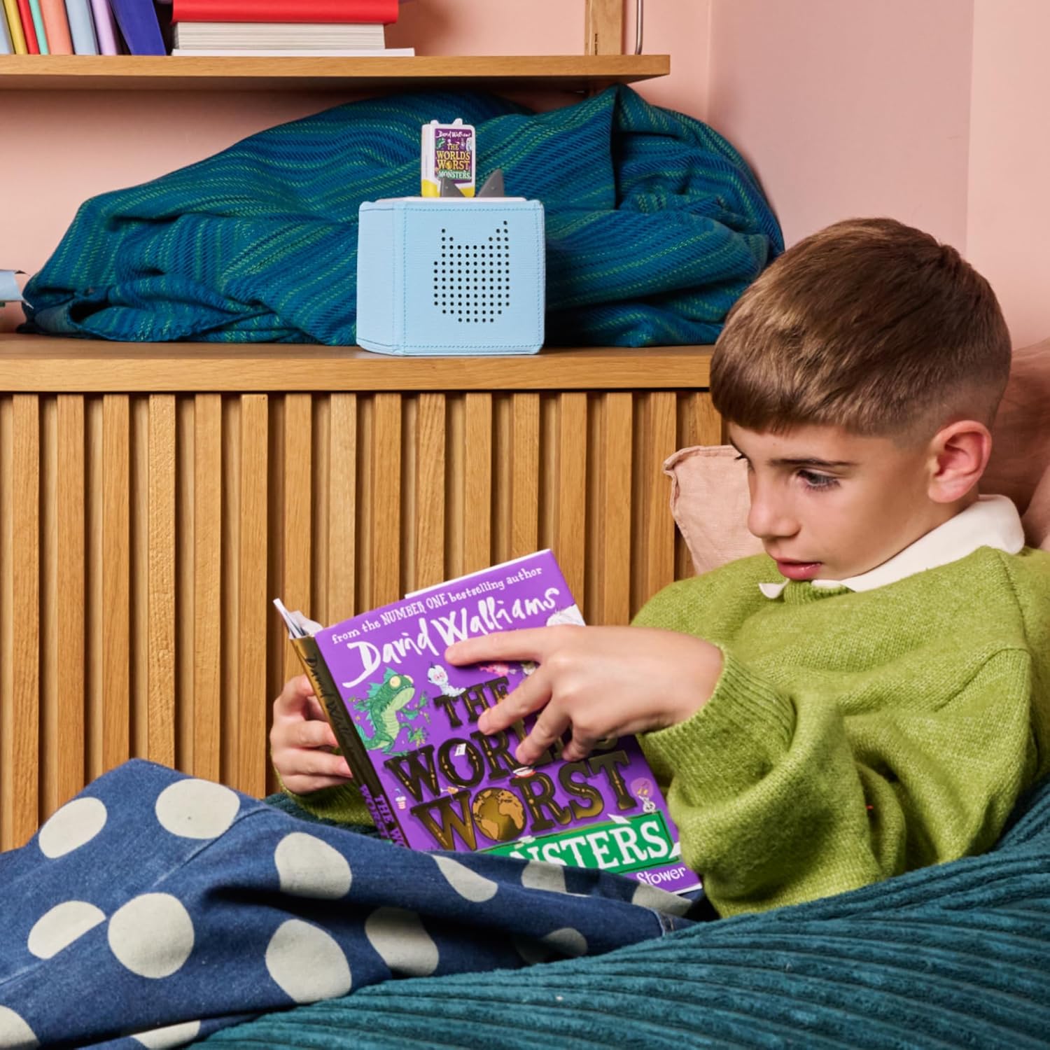 tonies David Walliams Audiobook Os Piores Monstros do Mundo, para uso