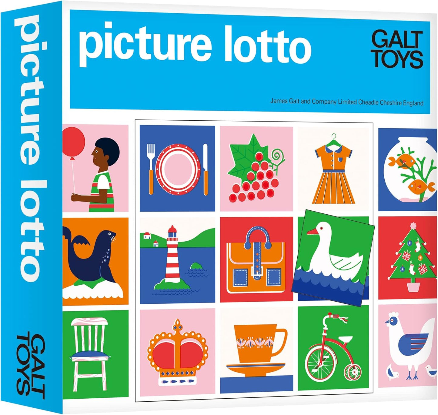Galt Toys, Picture Lotto, Jogo de loteria de imagens clássico para crianças, a partir de 4 anos